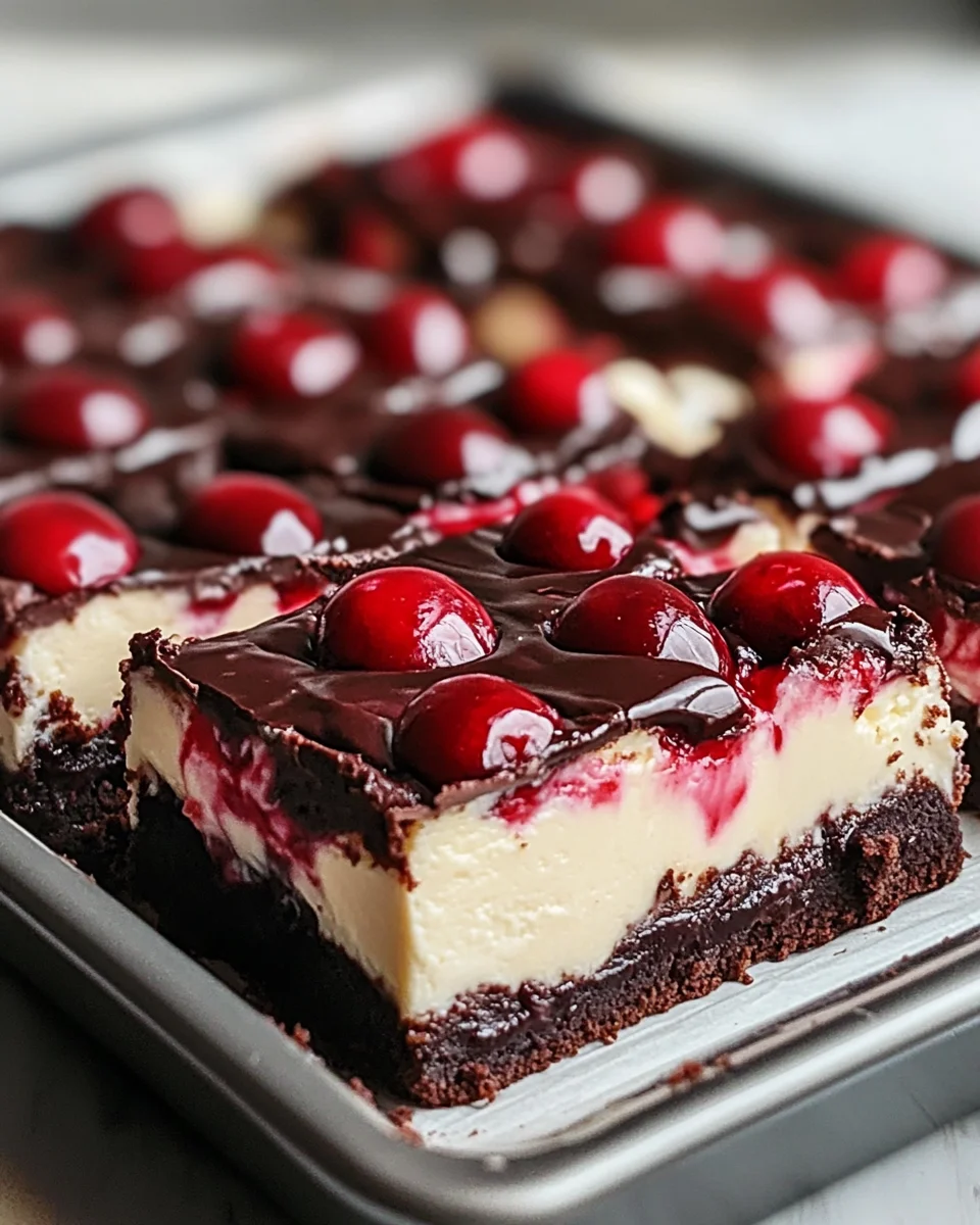 Cherry cheesecake brownies: A delightful dessert to savor!