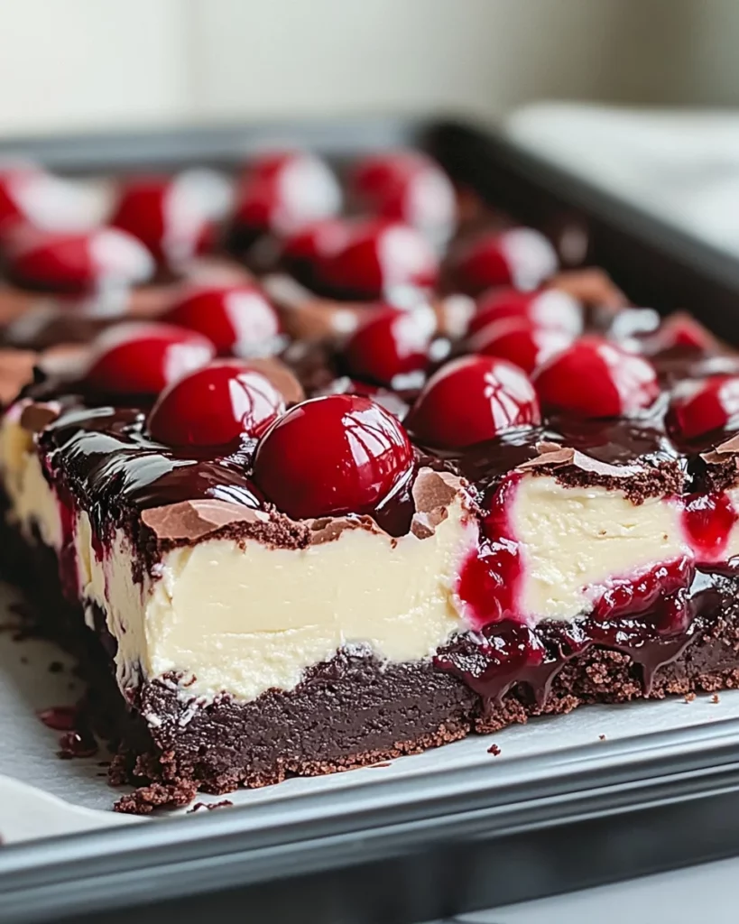 Cherry Cheesecake Brownies