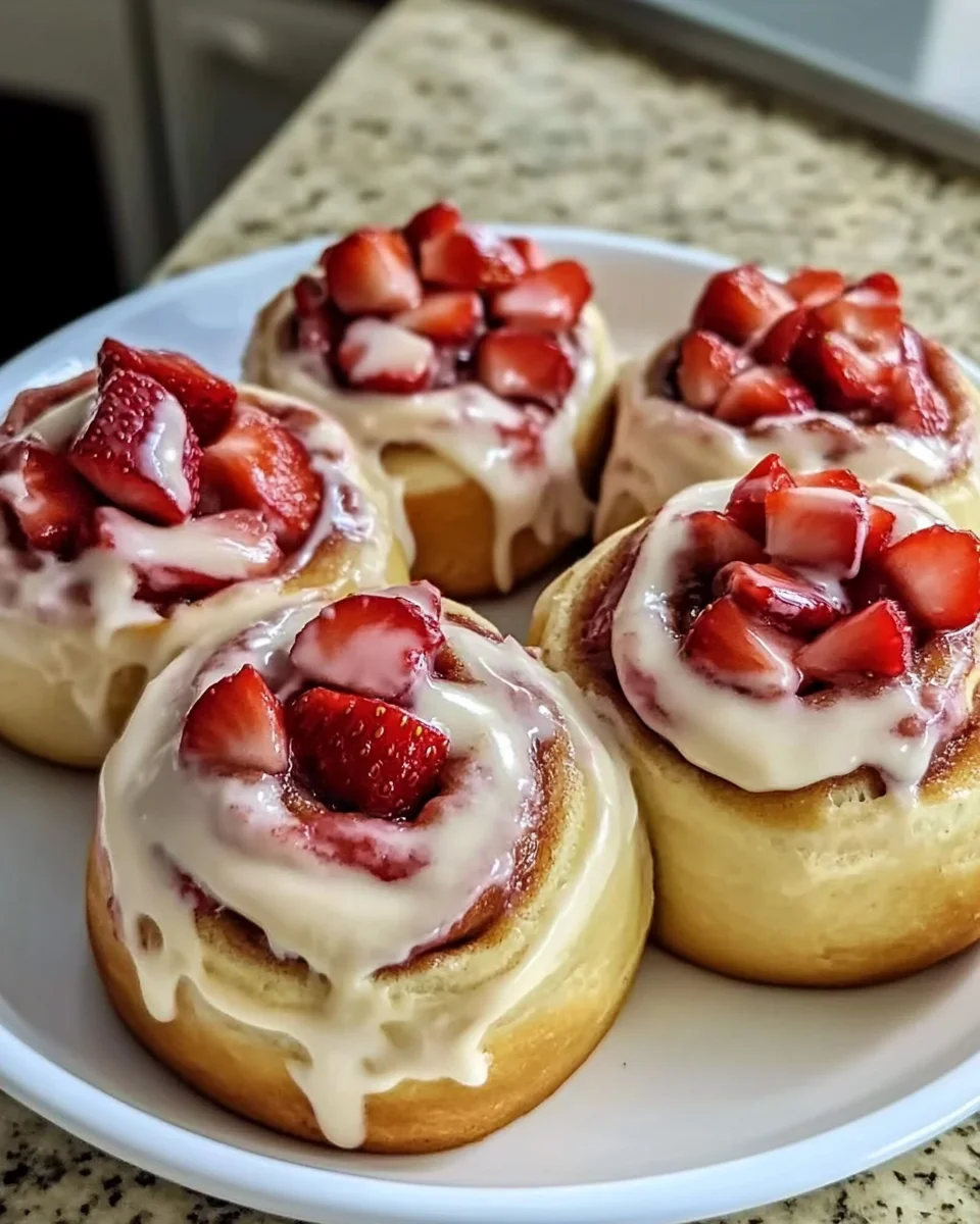 Strawberry Cheesecake Cinnabon Rolls: Delight in Every Bite!