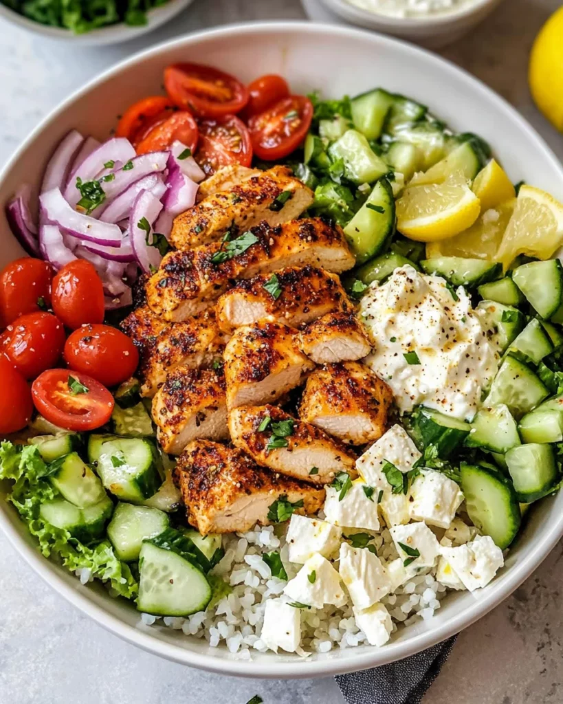 Greek Chicken Bowl