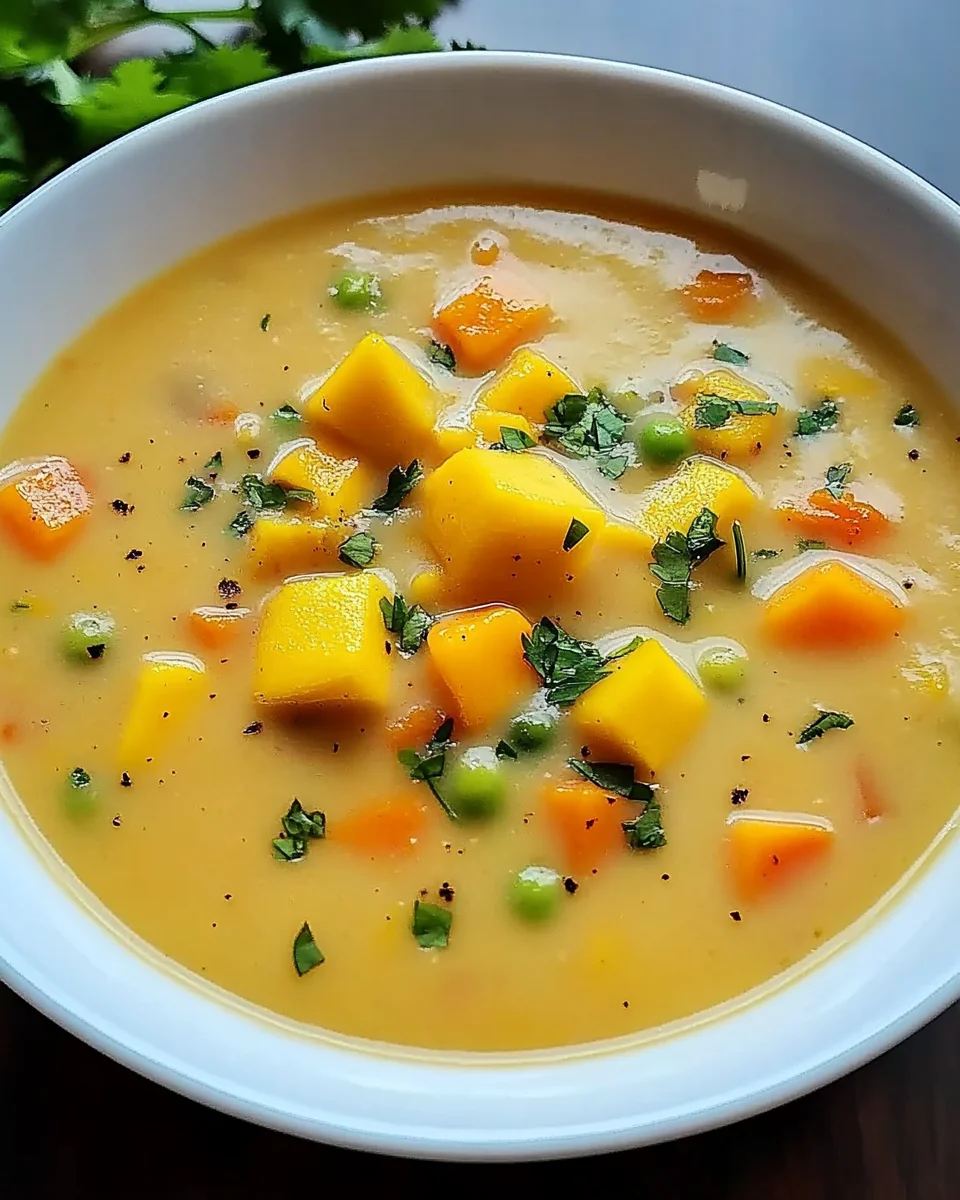 Creamy Mangoes Chowder: Taste the Tropical Delight!