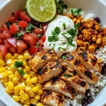 Street Corn Chicken Rice Bowl