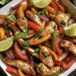 Easy Sheet Pan Chicken Fajitas