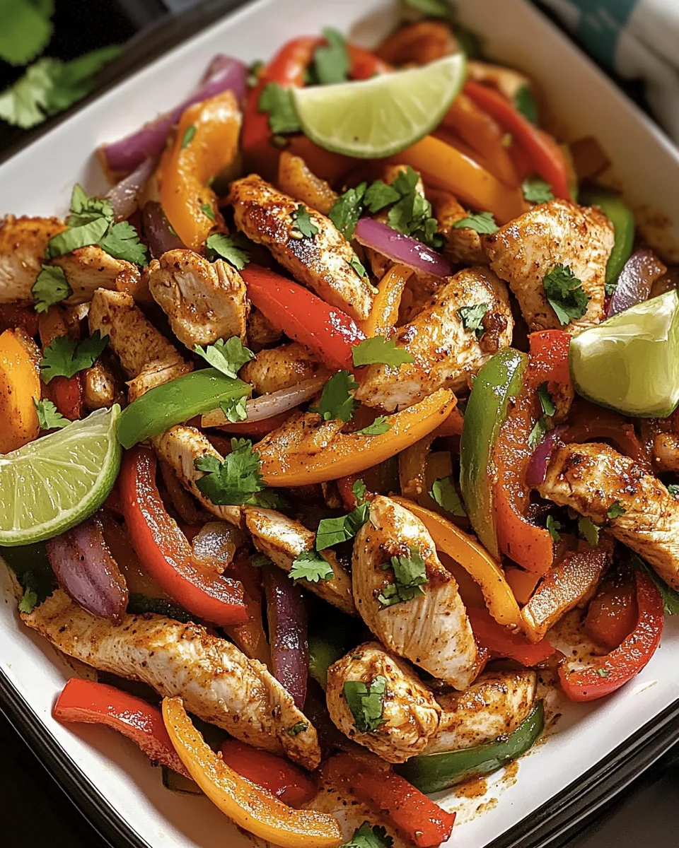 Easy Sheet Pan Chicken Fajitas for Effortless Dinners!