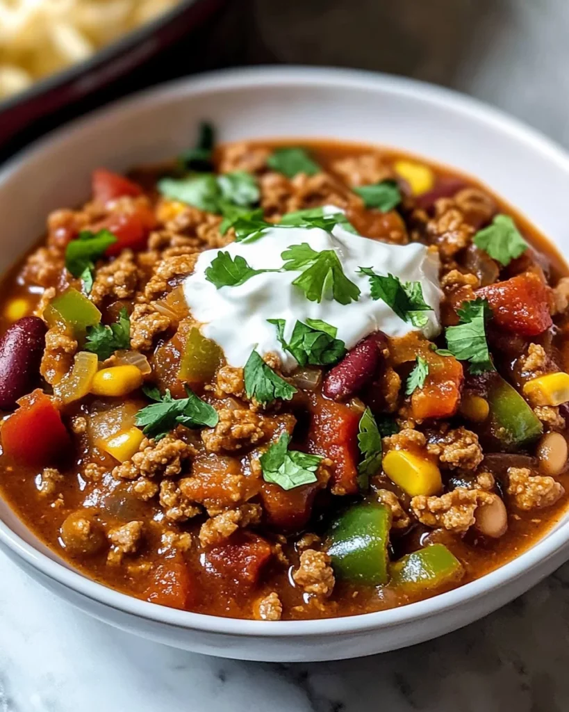 Cozy Turkey Chili