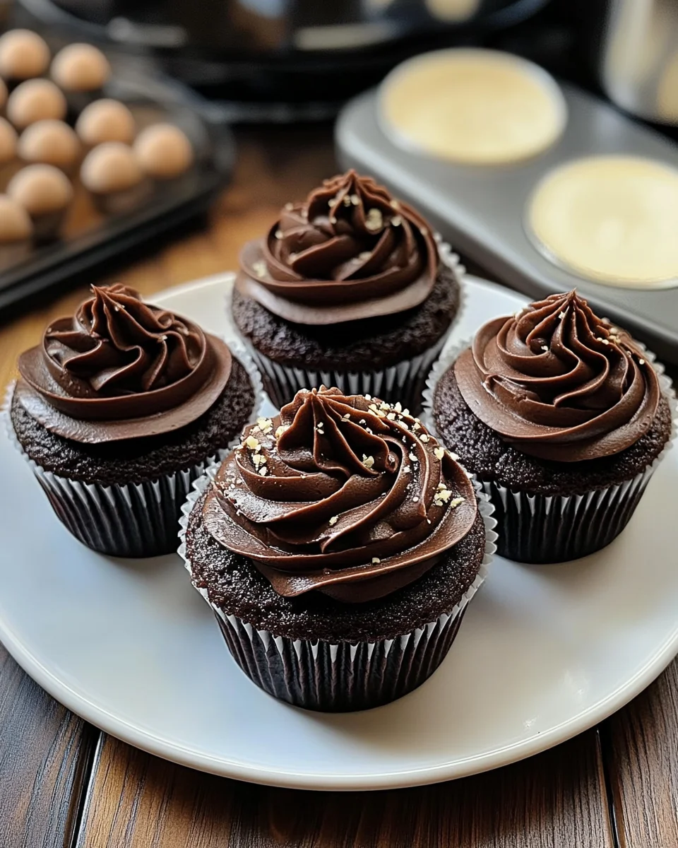 Chocolate Fudge Cupcakes that Delight Every Bite!