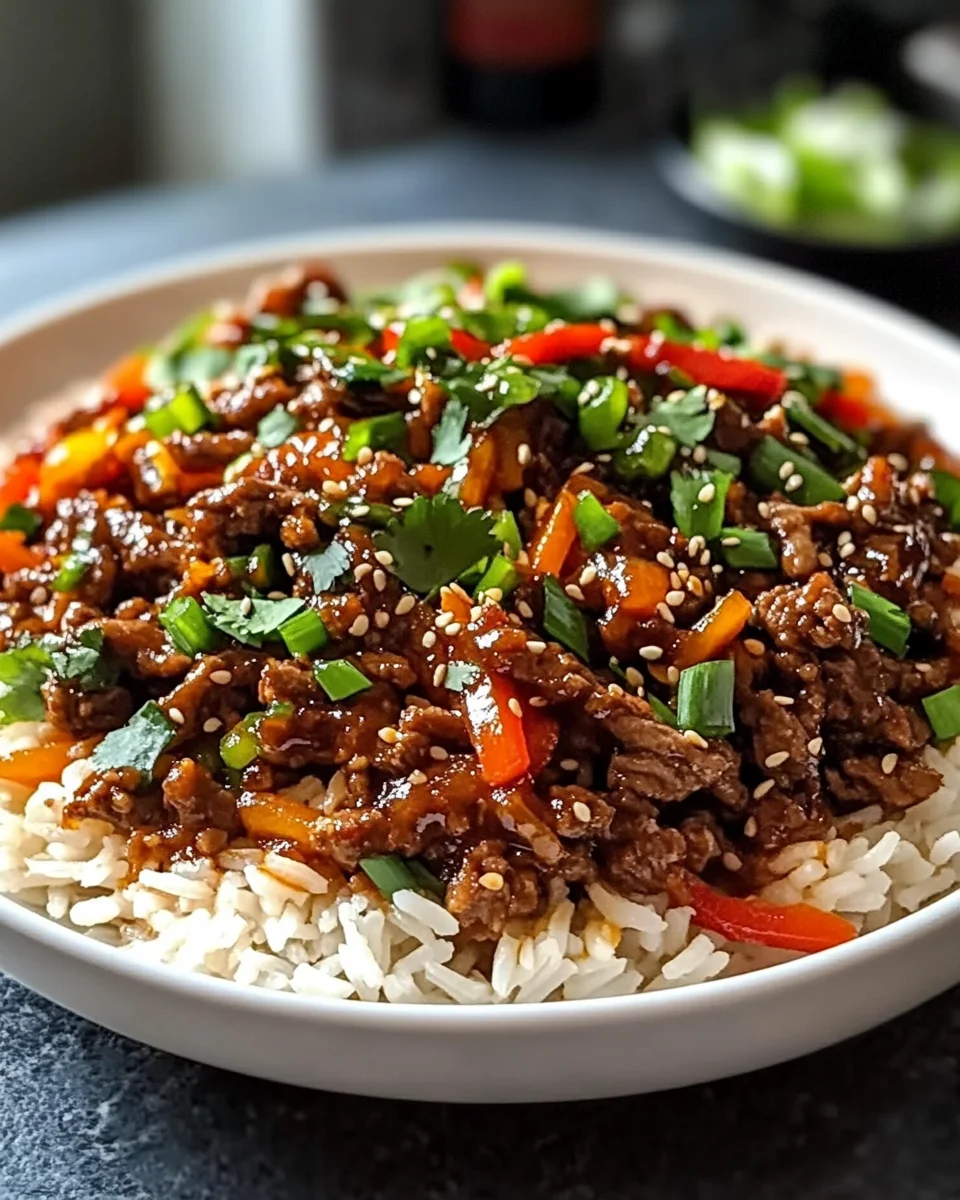 Crispy Chilli Beef Rice: A Flavor-Packed Delight!