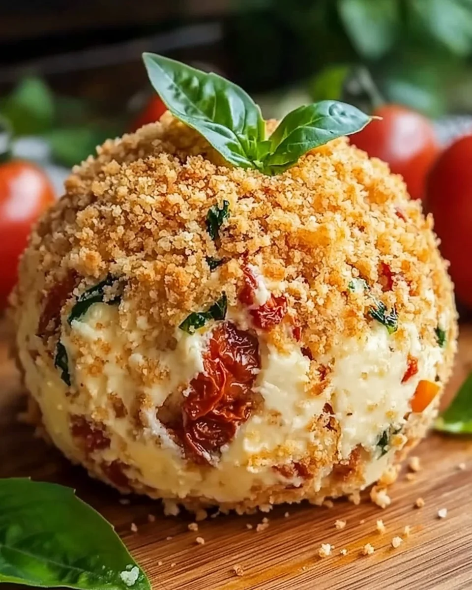 Bruschetta Cheese Ball: A Flavorful Party Delight!