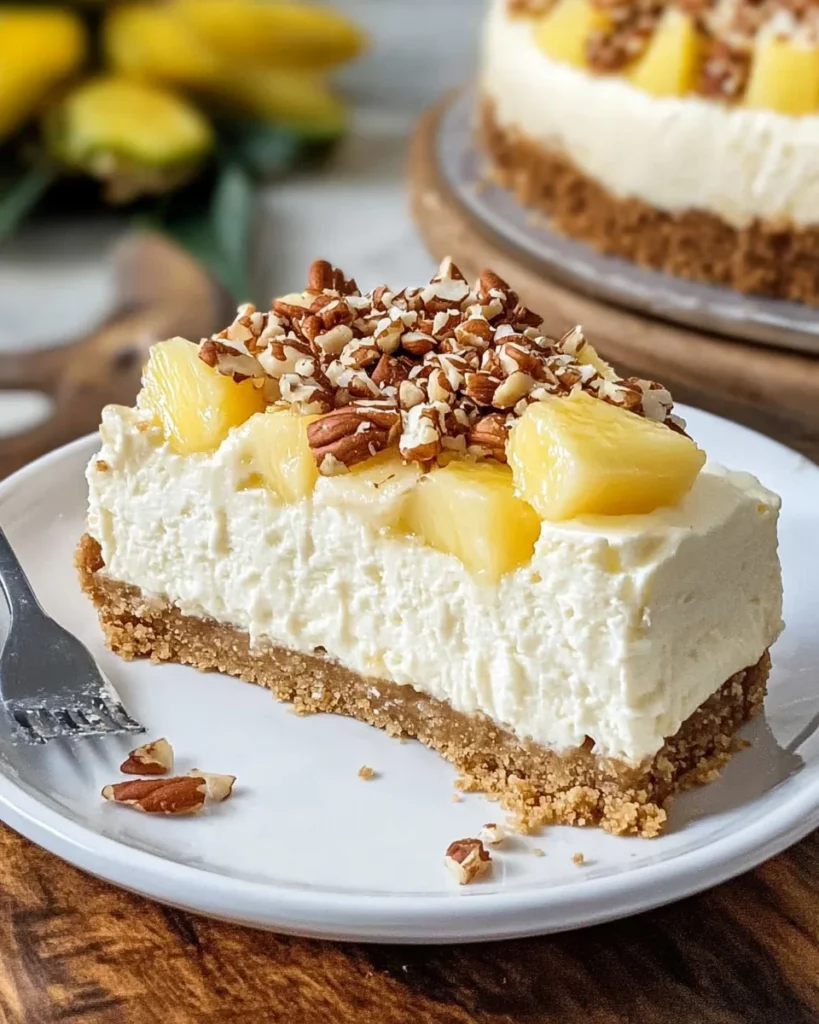 Coconut Pineapple Cheesecake
