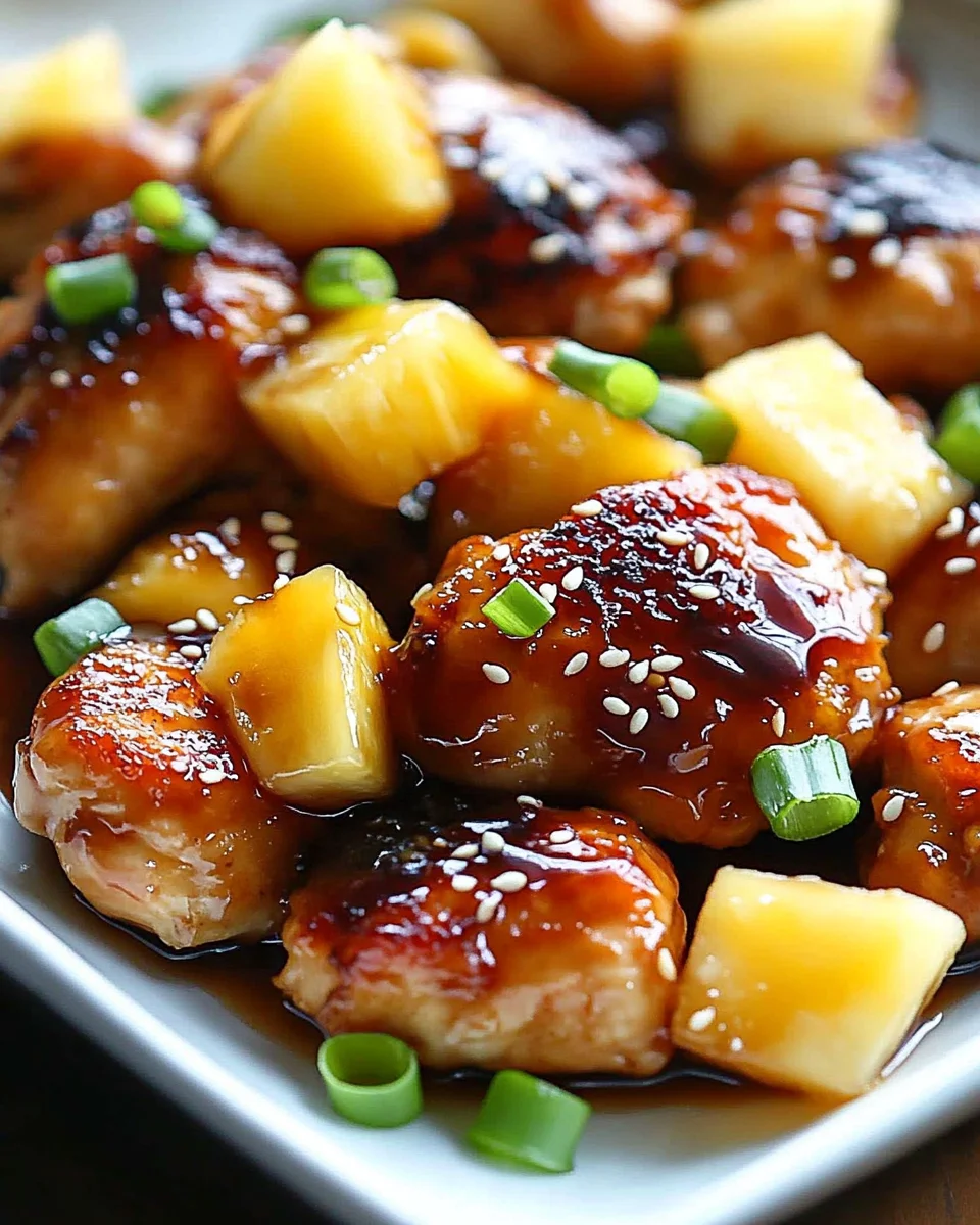 Juicy Pineapple-Glazed Chicken: A Flavorful Delight You’ll Love!