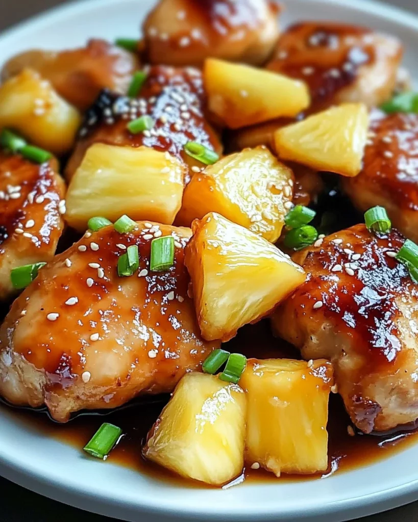 Juicy Pineapple-Glazed Chicken