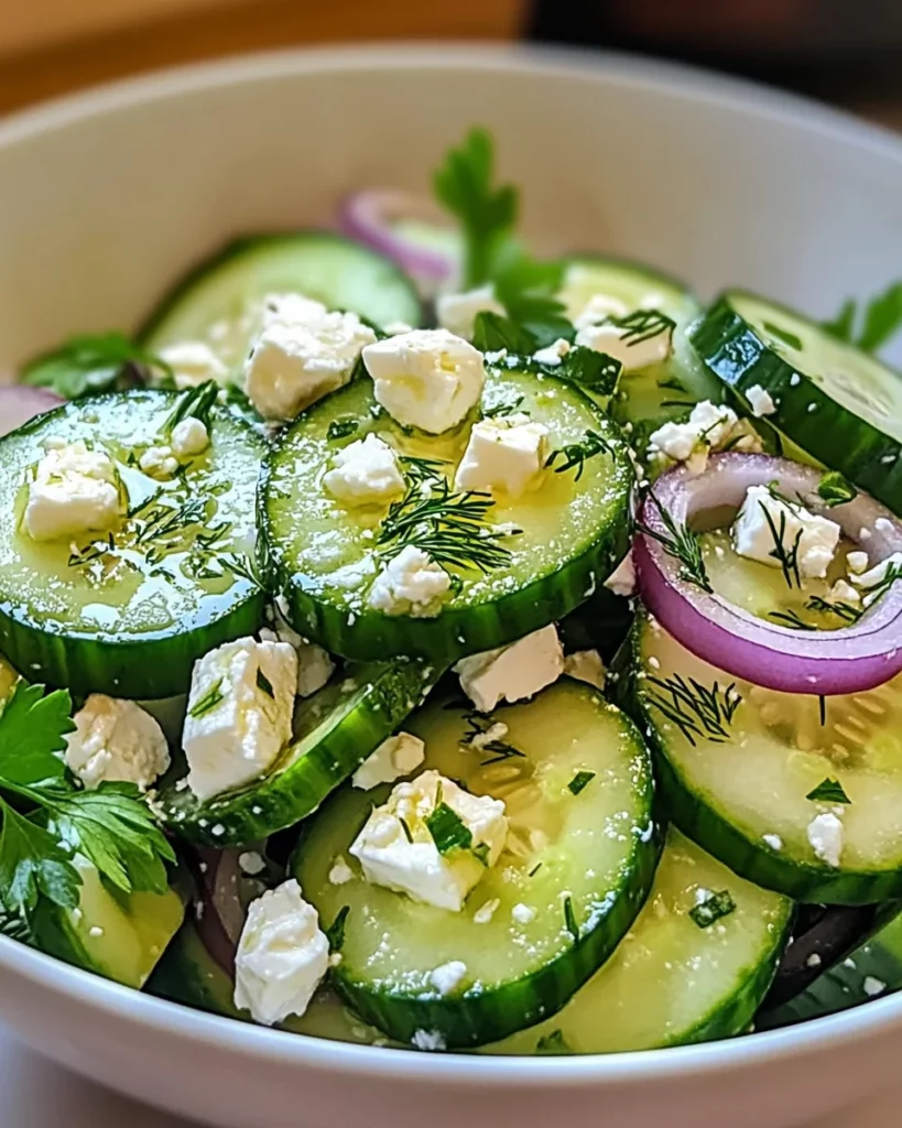 Cucumber Feta Salad