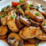 peppery chicken mushrooms