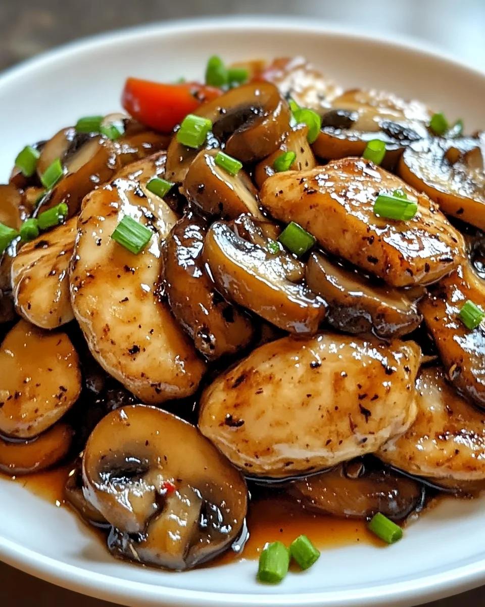 Peppery chicken mushrooms: A quick and delicious recipe!