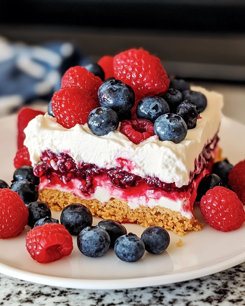 No Bake Berry Lush: A Delightful Summer Dessert Recipe!