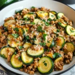 Ground Turkey and Zucchini Skillet