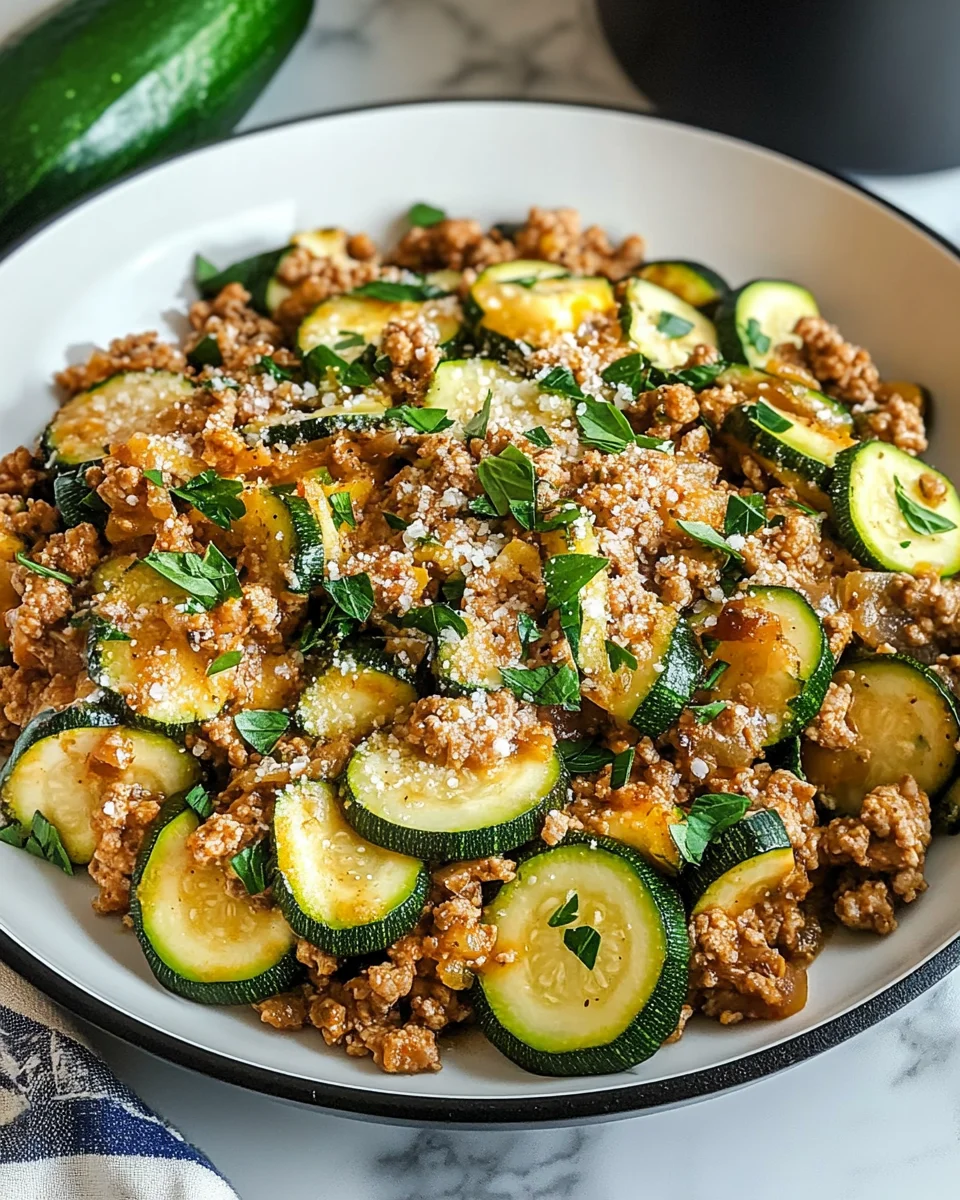 Ground Turkey and Zucchini Skillet: A Quick, Healthy Delight!
