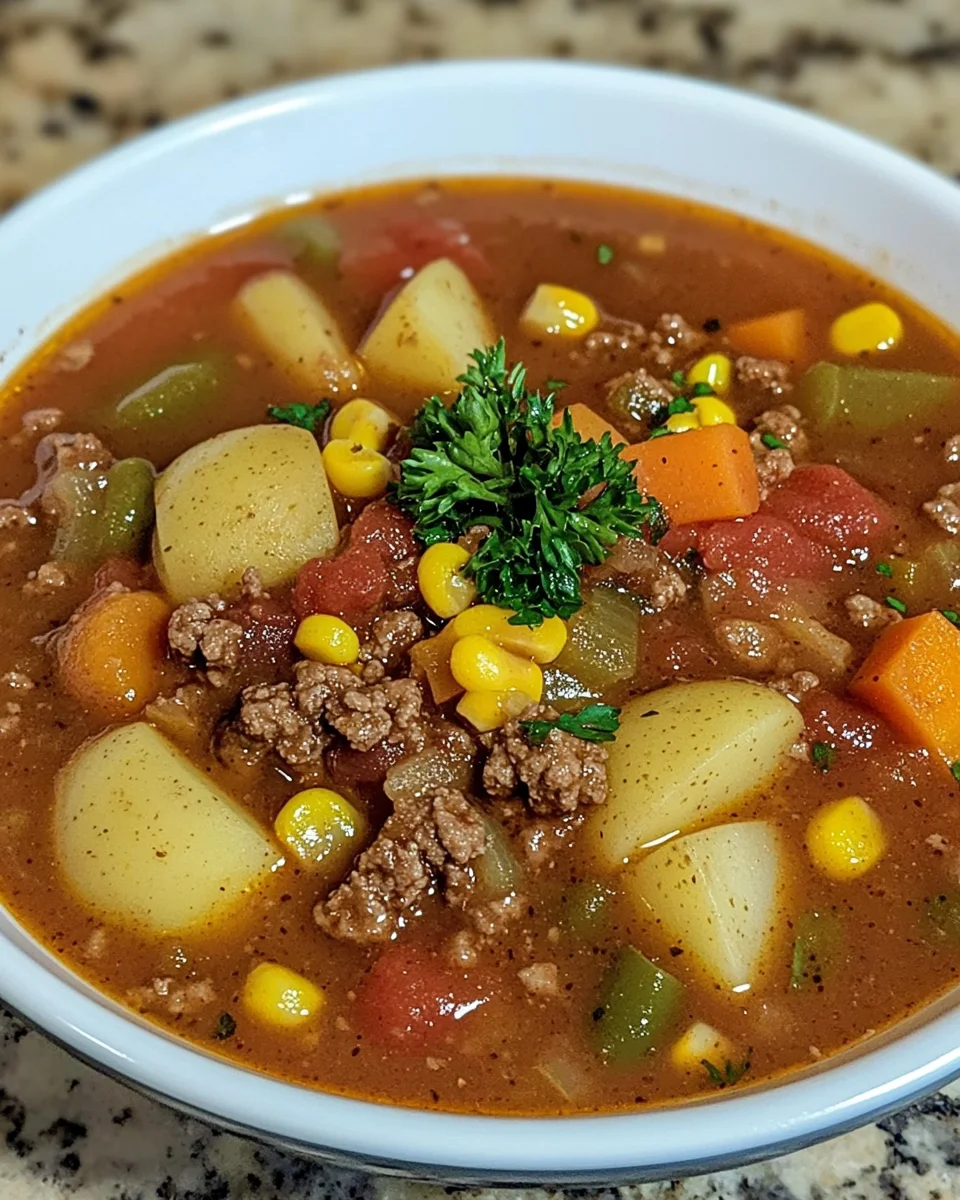 Cowboy hamburger soup: A delicious, hearty recipe!