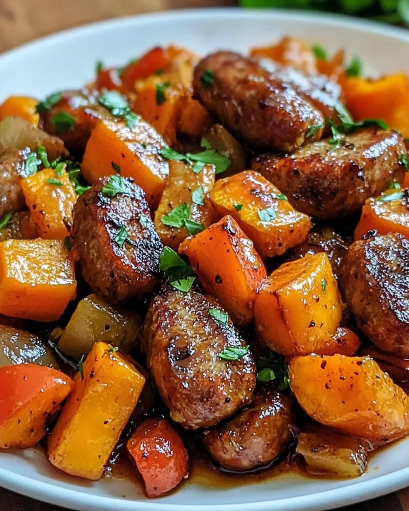 Sizzling Sweet Potato Sausage