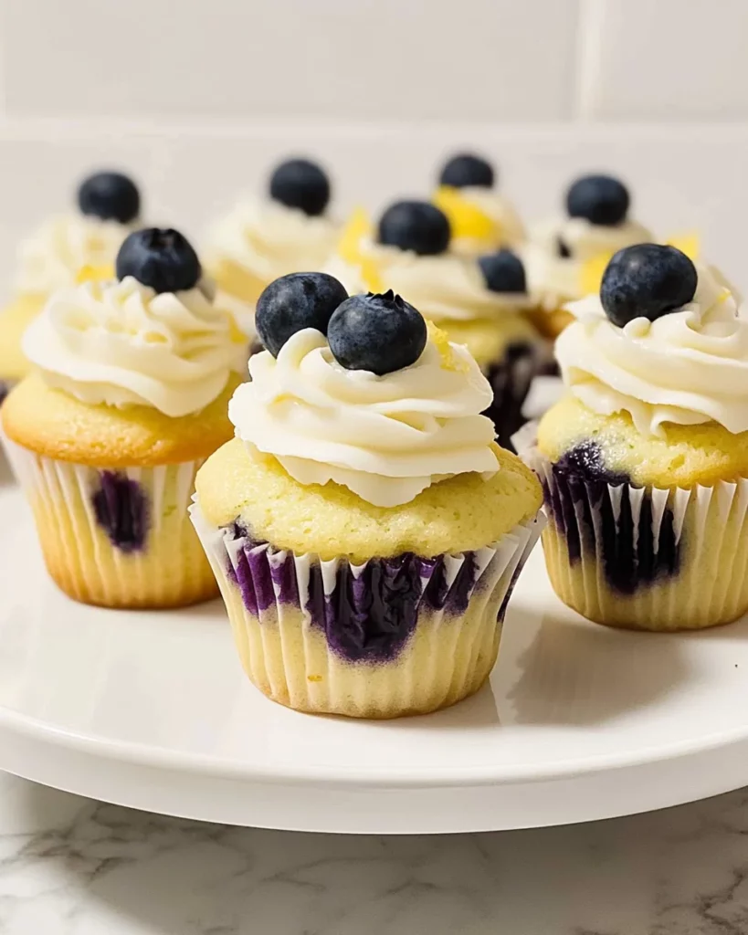 Lemon Blueberry Cupcakes