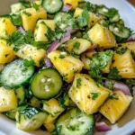 pineapple cucumber salad