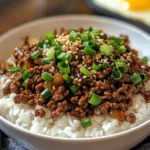 Korean Ground Beef Bowl