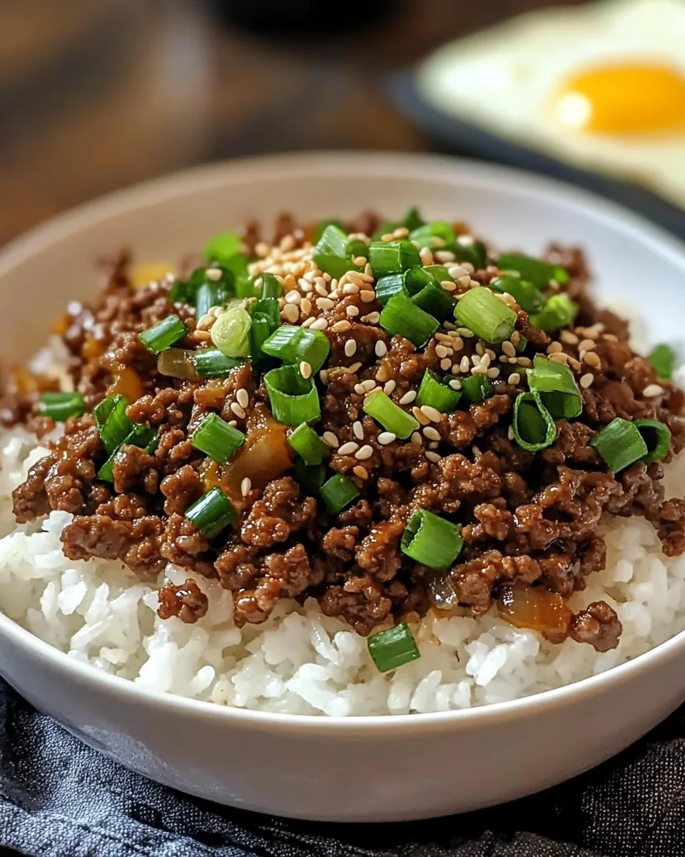 Korean Ground Beef Bowl: A Flavorful Recipe to Try!