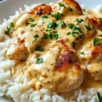 Creamy Smothered Chicken and Rice