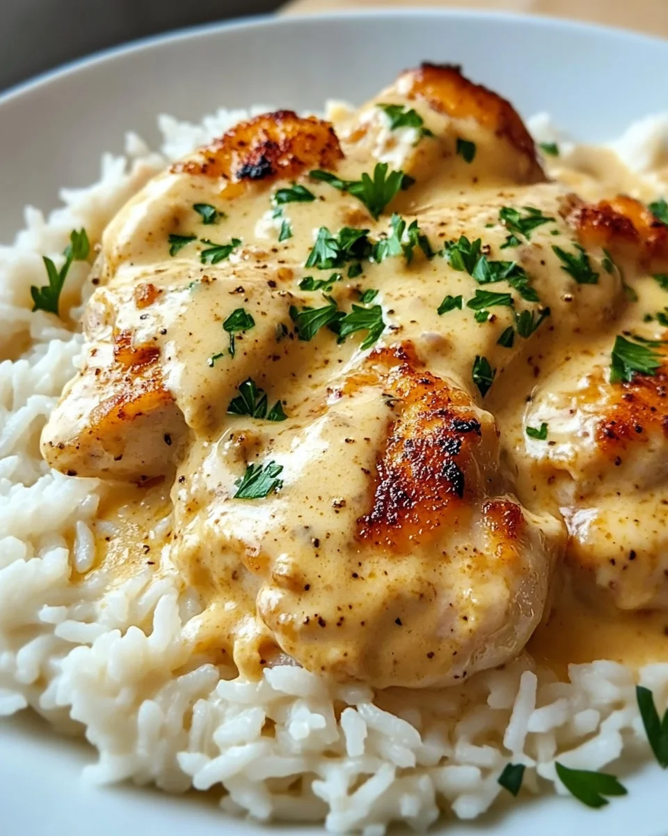 Creamy Smothered Chicken and Rice: A Cozy Delight Awaits!
