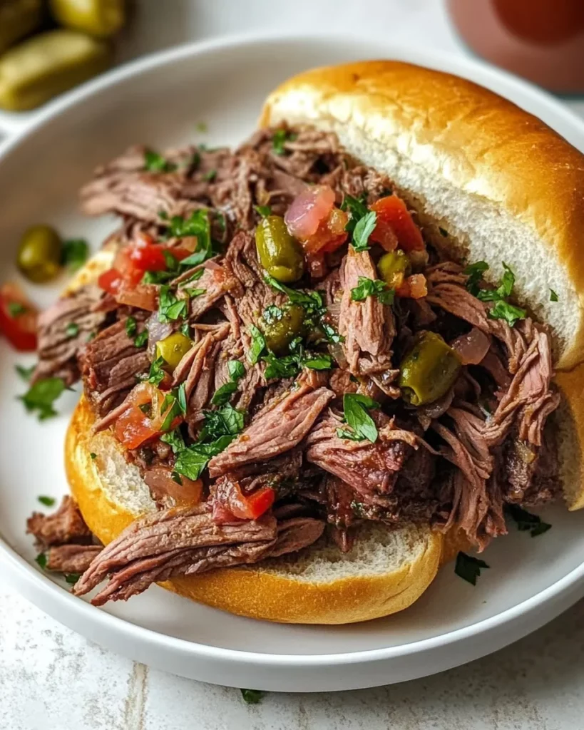 Easy Italian Beef Sandwich Recipe