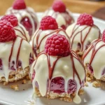 White Chocolate Raspberry Cheesecake Balls
