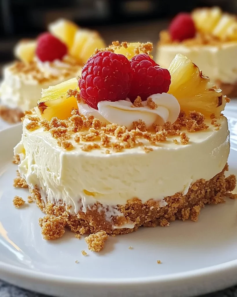 No-Bake Pineapple Heaven Cheesecake
