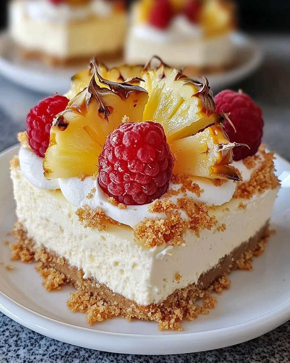 No-Bake Pineapple Heaven Cheesecake: A Sweet Delight!