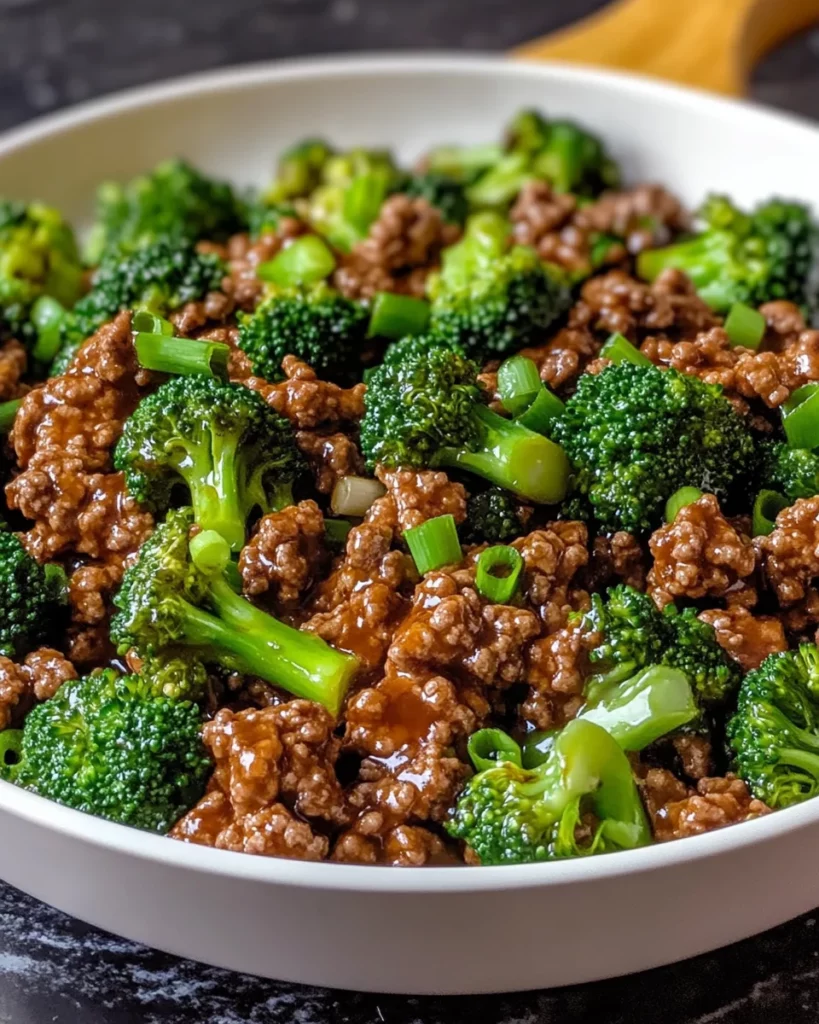 Ground Beef and Broccoli Skillet