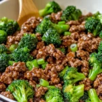 Ground Beef and Broccoli Skillet