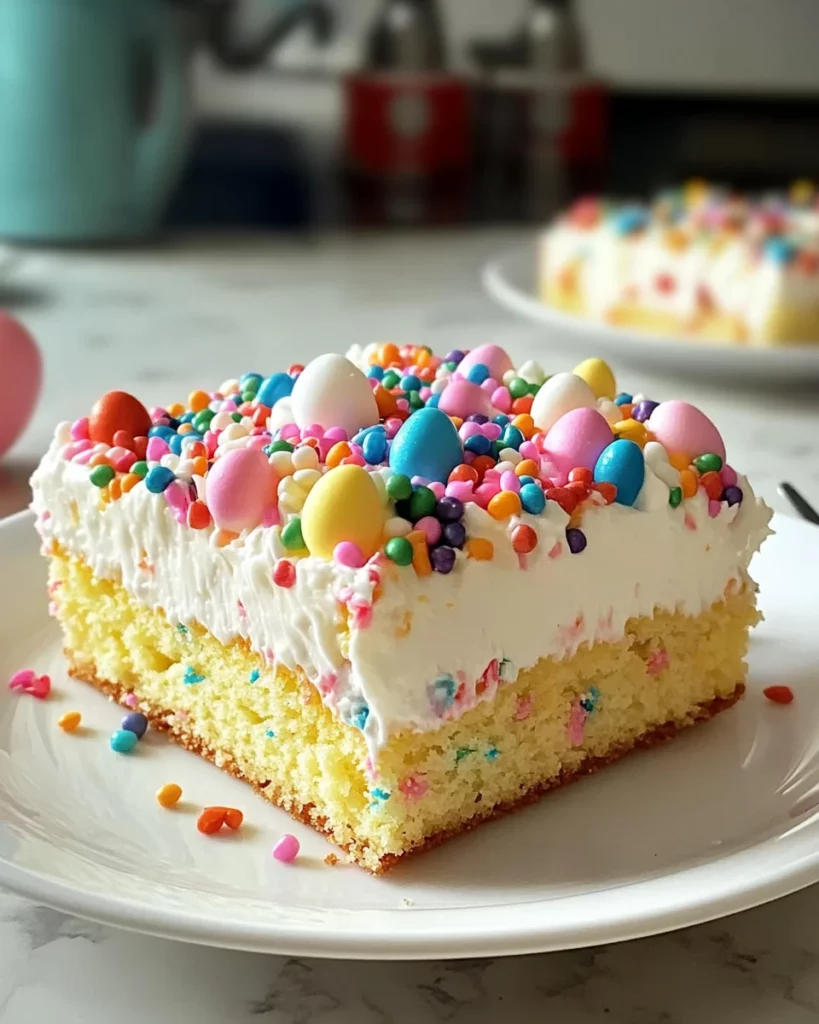 Easter Poke Cake