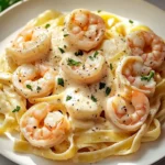creamy shrimp alfredo pasta