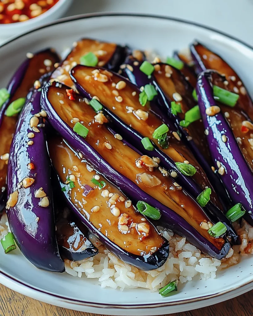 Chinese Eggplant with Garlic Sauce