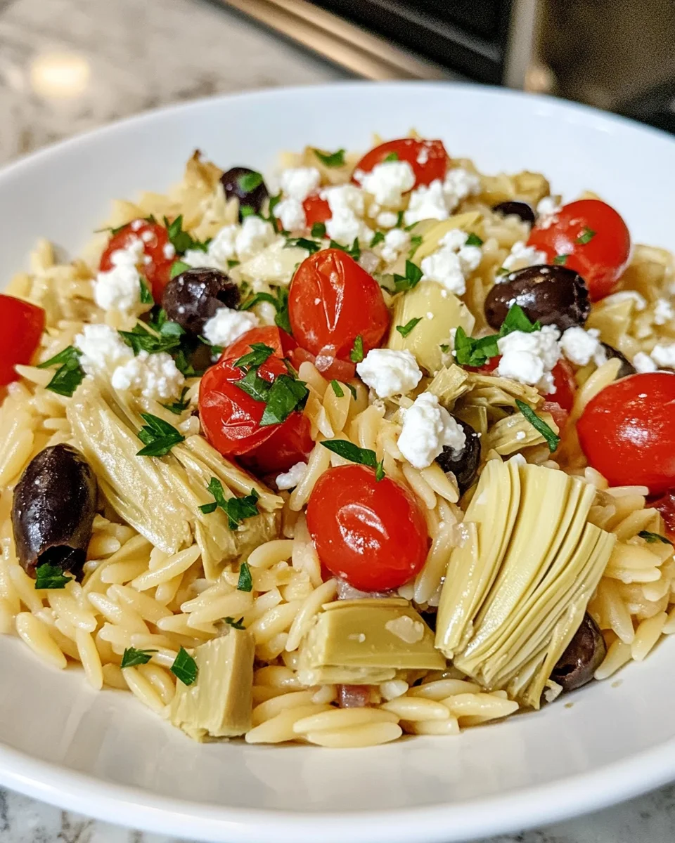Artichoke and Olive Orzo Bake: A Deliciously Easy Recipe!