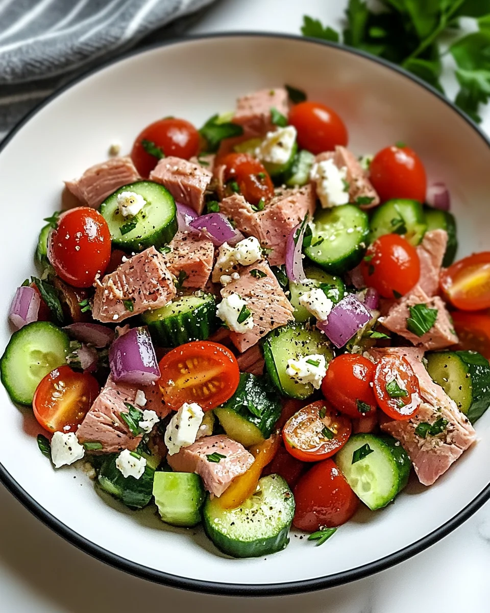 Mediterranean Tuna Salad: A Delicious, Healthy Delight!