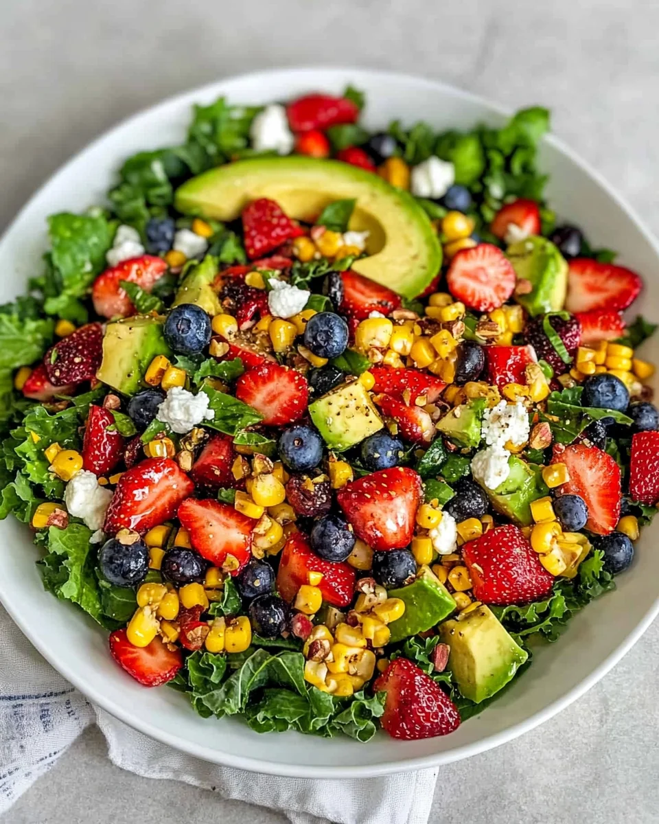 STRAWBERRY AVOCADO CORN SALAD: A Refreshing Delight!
