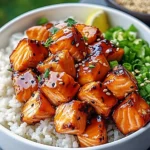 Sriracha Honey Salmon Bowls