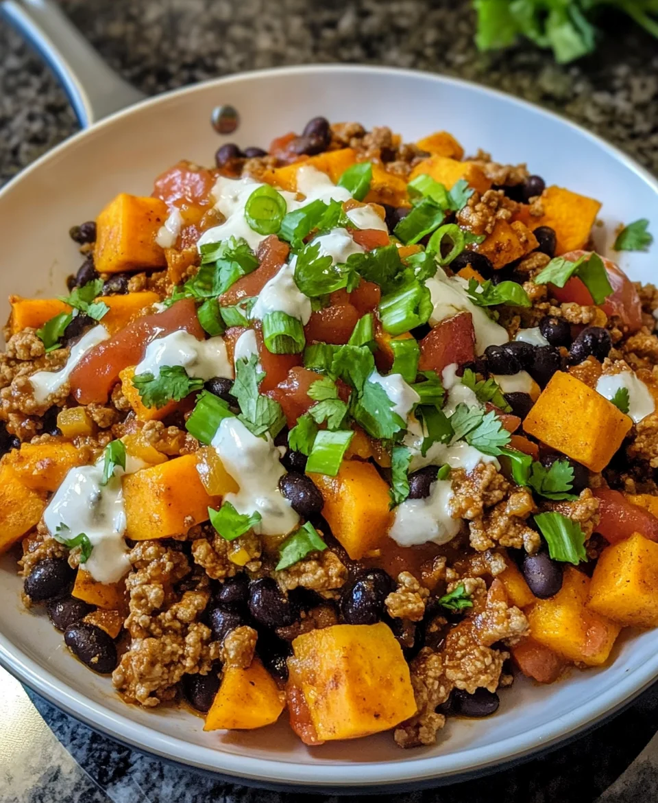 Ground Turkey and Sweet Potato Skillet: Quick & Delicious!