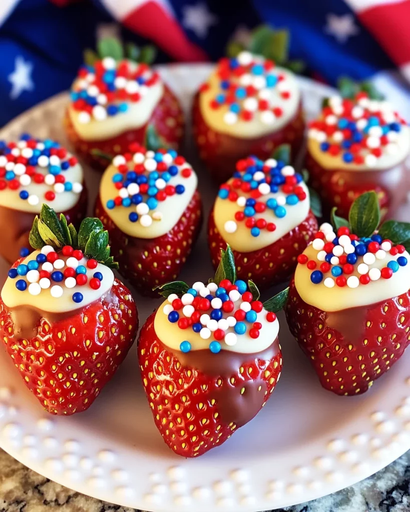 July Chocolate Covered Strawberries