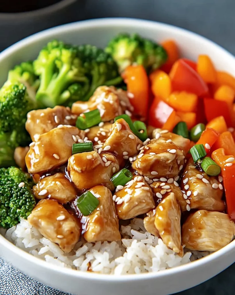 Teriyaki Chicken Rice Bowl