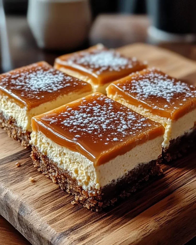 Caramel Macchiato Cheesecake Bars