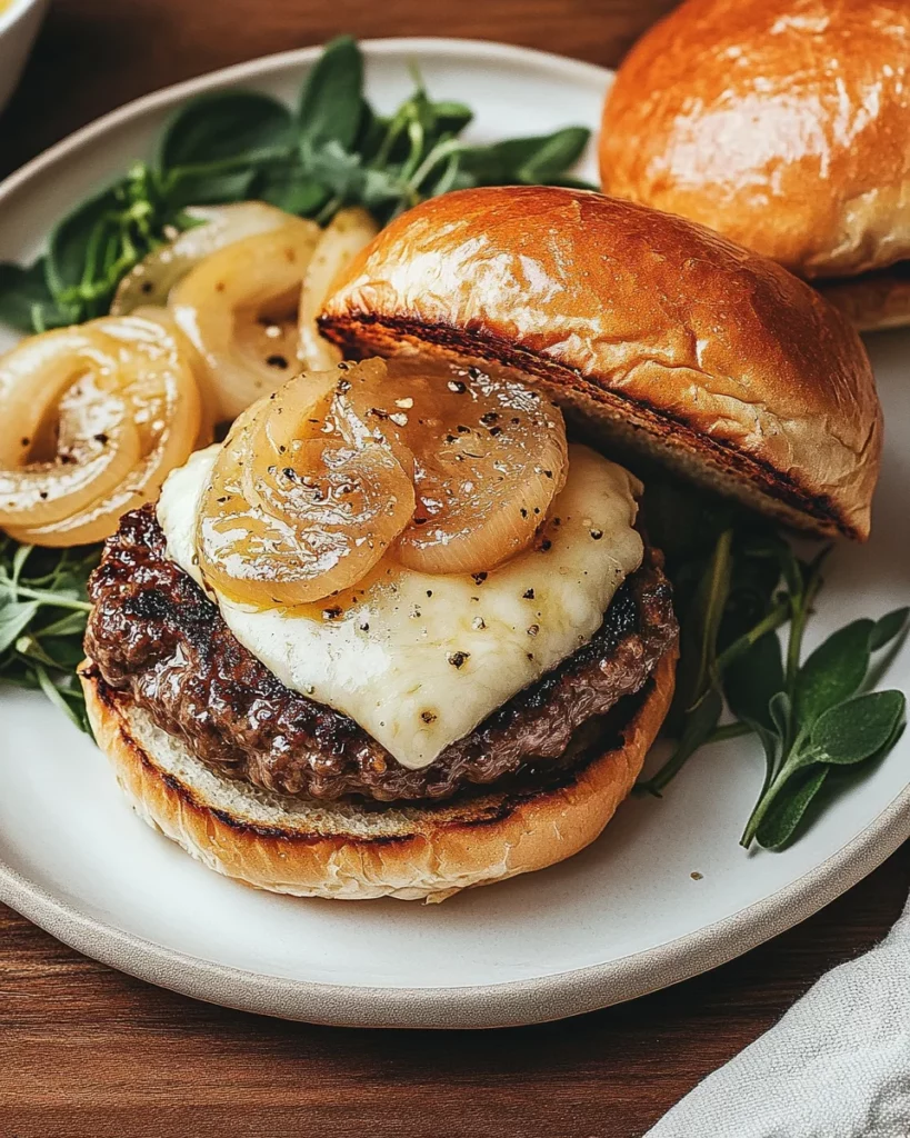 French Onion Burgers