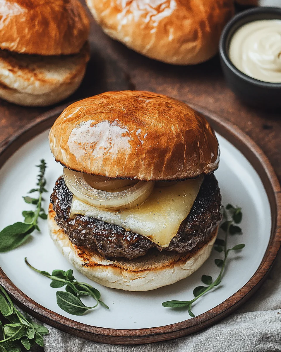 French Onion Burgers: Savor This Delicious Recipe Today!