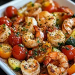 One-Pan 20-Minute Garlic Parmesan Shrimp & Veggies