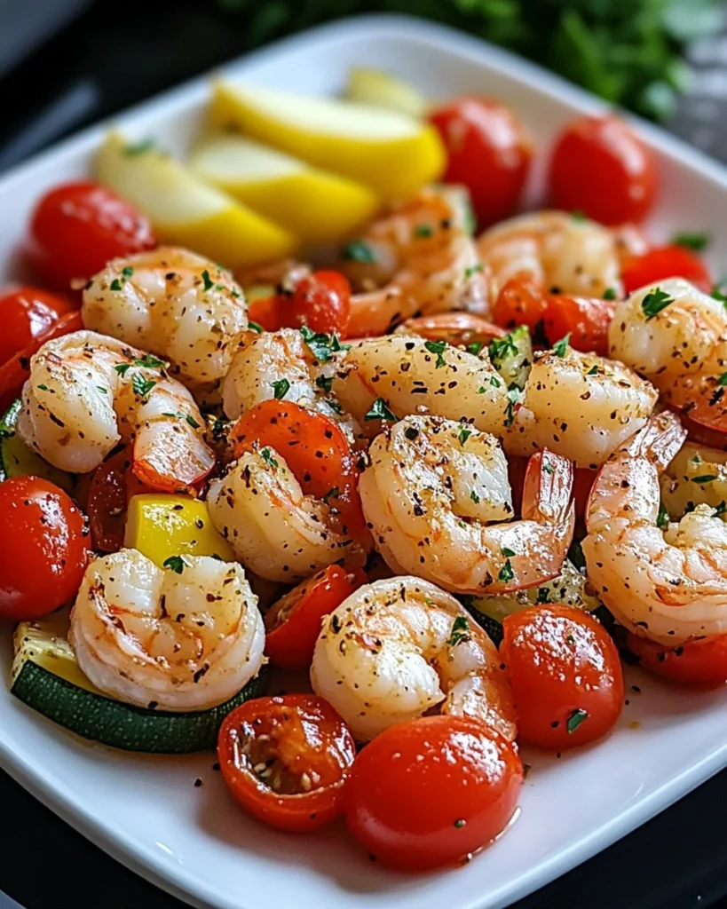 One-Pan 20-Minute Garlic Parmesan Shrimp & Veggies
